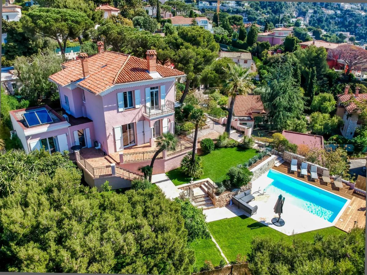 Stunning Seaview Villa. Villefranche Sur Mer Екстер'єр фото