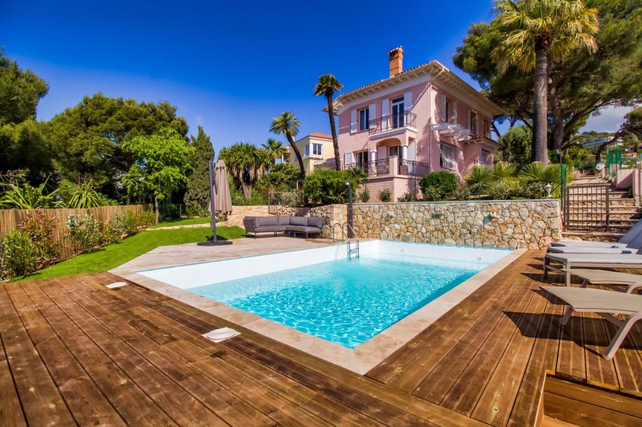 Stunning Seaview Villa. Villefranche Sur Mer Екстер'єр фото