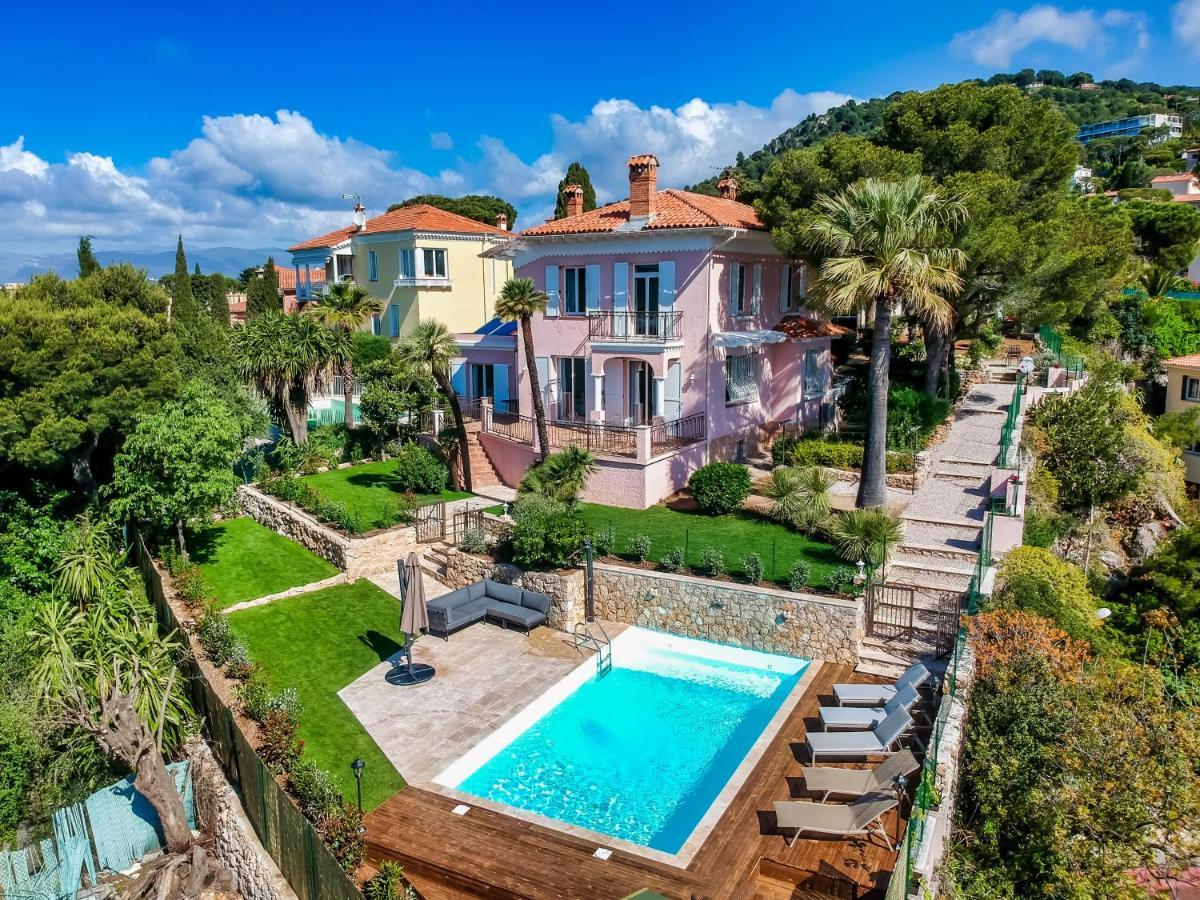 Stunning Seaview Villa. Villefranche Sur Mer Екстер'єр фото