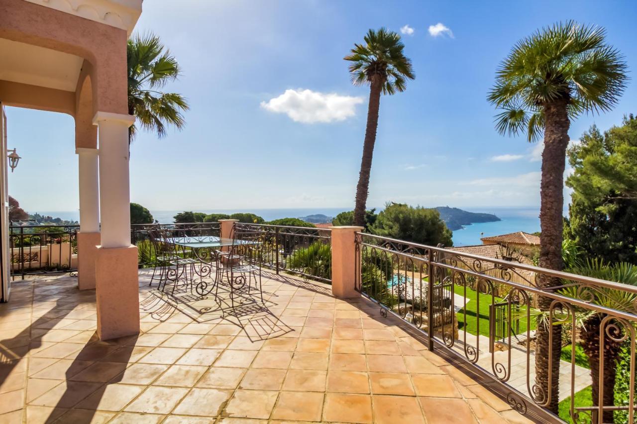 Stunning Seaview Villa. Villefranche Sur Mer Екстер'єр фото