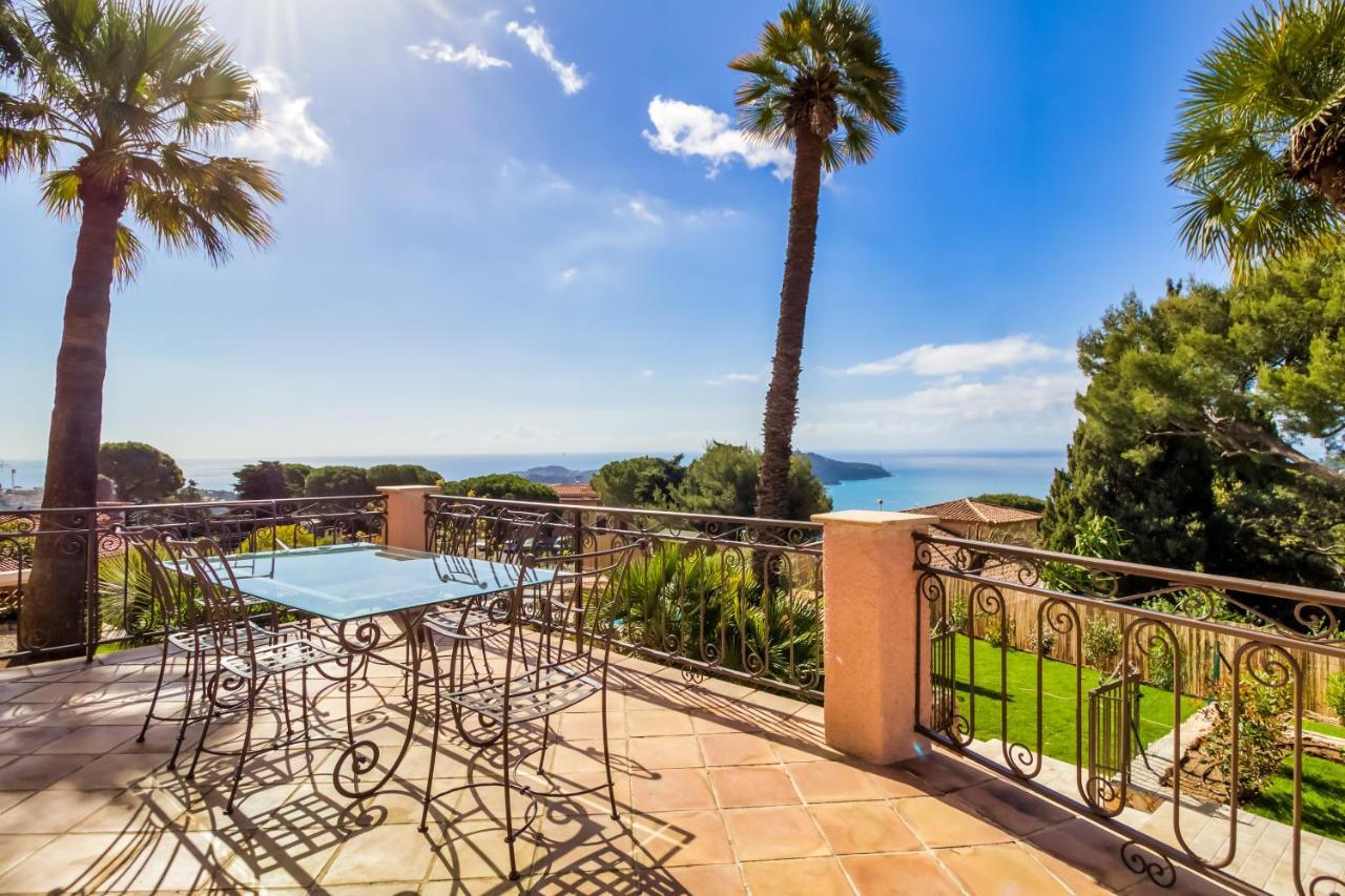 Stunning Seaview Villa. Villefranche Sur Mer Екстер'єр фото