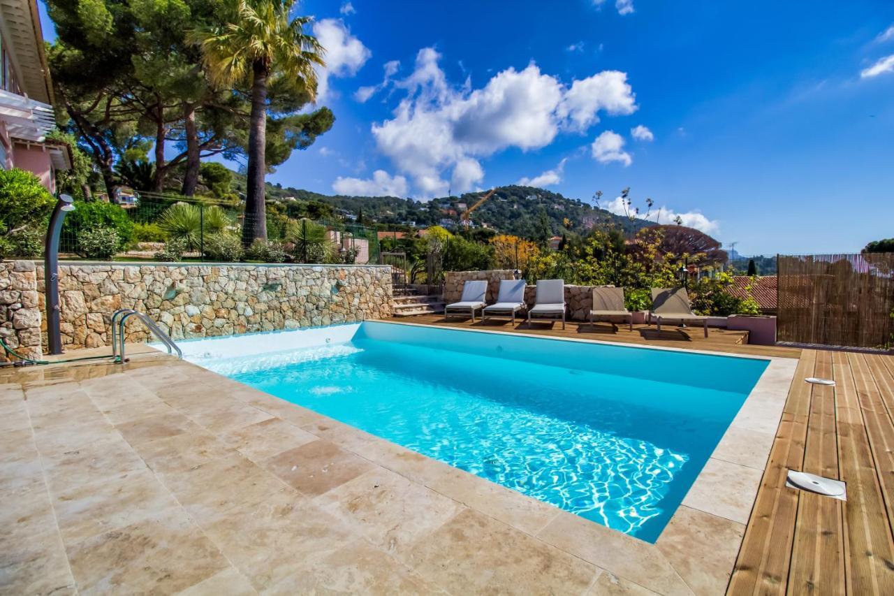 Stunning Seaview Villa. Villefranche Sur Mer Екстер'єр фото